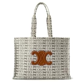 Céline-Celine Tote Bag Triomphe Large Cabatais-Other