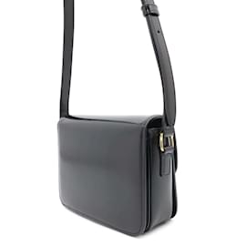 Céline-Celine Black Shoulder Bag-Black