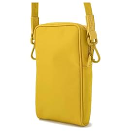 Fendi-Fendi Phone Holder Baguette Pouch-Yellow