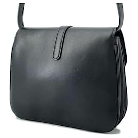 Céline-Celine Taboo Medium Shoulder Bag-Black