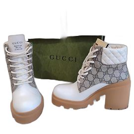 Gucci Stiefeletten Weiß
