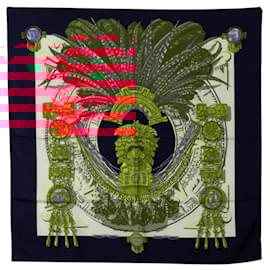 Hermès-Hermes Silk Scarf Buddha Carnival Multicolor-Multiple colors