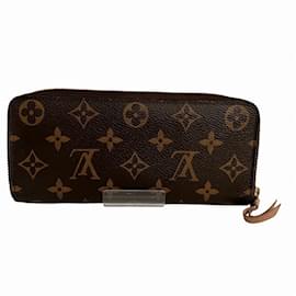Louis Vuitton-Louis Vuitton Monogram Portefeuille Clemence Long Wallet-Pink,Monogram