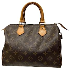 Louis Vuitton-Louis Vuitton Monogram Speedy 25 Handbag-Brown,Monogram