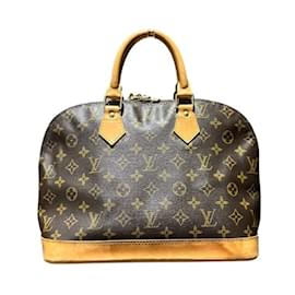 Louis Vuitton-Louis Vuitton Monogram Alma Handbag-Brown,Monogram
