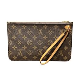 Louis Vuitton-Louis Vuitton Monogram Neverfull GM Pouch-Brown,Monogram