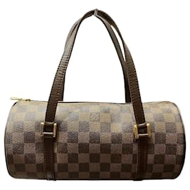 Louis Vuitton-Louis Vuitton Damier Papillon PM Handbag-Brown,Damier ebene