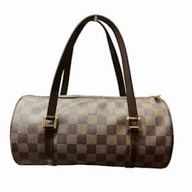 Louis Vuitton-Louis Vuitton Damier Papillon PM Handbag-Brown,Damier ebene