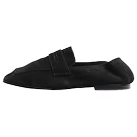 Autre Marque-Black suede loafers - size EU 37-Black