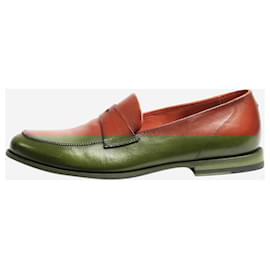 Autre Marque-Tan leather loafers - size EU 37.5-Brown