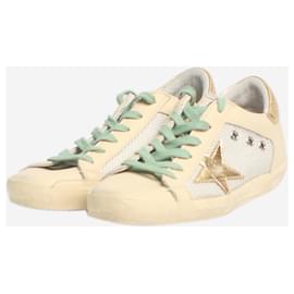 Golden Goose Deluxe Brand-Baskets Superstar beige - taille EU 37-Autre