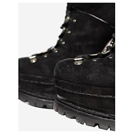 Alaïa-Talons à lacets noirs - taille EU 39.5 (UK 6.5)-Noir