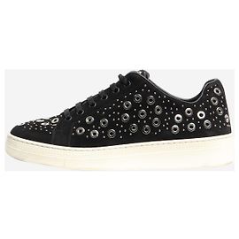Alaïa Baskets noires à clous - taille EU 38 (UK 5) Noir