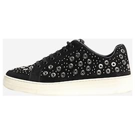 Alaïa-Baskets noires à clous - taille EU 38 (UK 5)-Noir