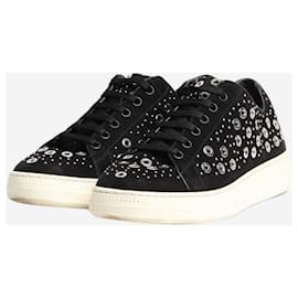 Alaïa-Baskets noires à clous - taille EU 38 (UK 5)-Noir