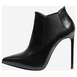 Saint Laurent-Black ankle boots - size EU 39 (UK 6)-Black