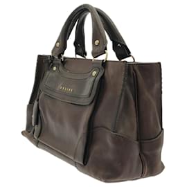 Céline-Celine Boogie Bag in Brown Leather-Brown
