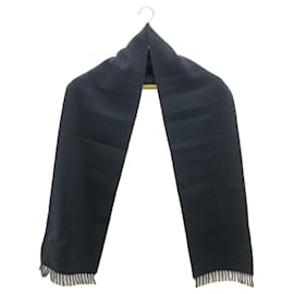 Prada-Prada Navy Embroidered Stole-Navy blue