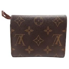 Louis Vuitton-LOUIS VUITTON VICTORINE MONOGRAM CANVAS WALLET M41938-Brown
