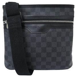 NUOVA BORSA LOUIS VUITTON THOMAS CANVAS A RIGHE GRAFITE N58028 Grigio antracite