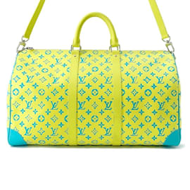 Louis Vuitton-Louis Vuitton Monogram Boston Bag-Yellow,Light blue