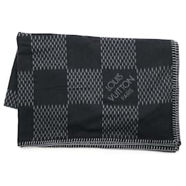 Louis Vuitton-Louis Vuitton Damier Giant Blanket-Brown,Black