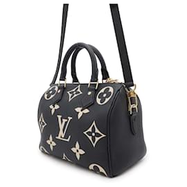 Louis Vuitton-Louis Vuitton Bicolor Monogram Empreinte Handbag-Black,Multiple colors,Beige