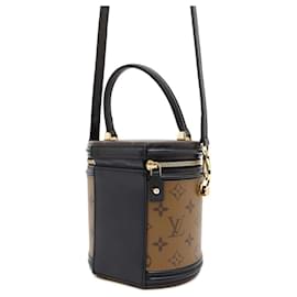 Louis Vuitton-Louis Vuitton Monogram Reverse Cannes Vanity Bag-Black