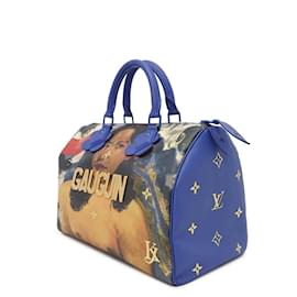 Louis Vuitton-Louis Vuitton Handbag Masters Collection Gauguin Speedy 30-Blue