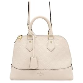 Louis Vuitton-Louis Vuitton Monogram Empreinte Neo Alma PM Handbag-Cream