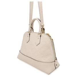 Louis Vuitton-Louis Vuitton Monogram Empreinte Neo Alma PM Handbag-Cream