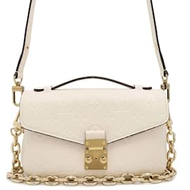Louis Vuitton-Louis Vuitton Monogram Empreinte Pochette Metis EW-Cream