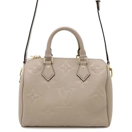 Louis Vuitton-Louis Vuitton Monogram Empreinte Speedy Bandouliere 25-Grey