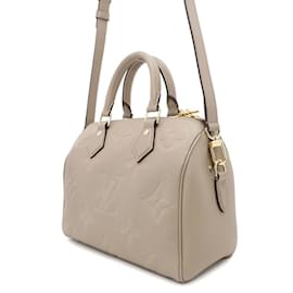 Louis Vuitton-Louis Vuitton Monogram Empreinte Speedy Bandouliere 25-Grey