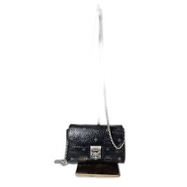 Borsa a tracolla MCM Visetos Small Millie Nera/Grigia Nero Grigio