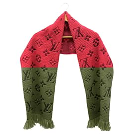 Louis Vuitton-Louis Vuitton Echarpe Mania Scarf-Pink