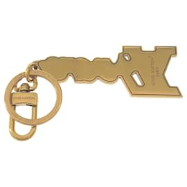 Louis Vuitton-Louis Vuitton LV Lovers Stud Charm Key Holder Chain-Golden