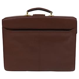 Balenciaga-BALENCIAGA Business Bag Leather Brown Auth bs23875-Brown