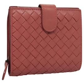 Autre Marque-BOTTEGA VENETA INTRECCIATO Wallet Leather Pink Auth 117262-Pink