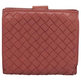 Autre Marque-BOTTEGA VENETA INTRECCIATO Wallet Leather Pink Auth 117262-Pink