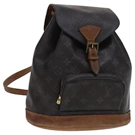 Louis Vuitton-LOUIS VUITTON Monogram Montsouris MM Backpack M51136 LV Auth MX195-Monogram
