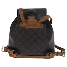 Louis Vuitton-LOUIS VUITTON Monogram Montsouris MM Backpack M51136 LV Auth MX195-Monogram
