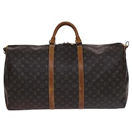 Louis Vuitton-LOUIS VUITTON Monogram Keepall Bandouliere 60 Boston Bag M41412 LV Auth 116775-Monogram