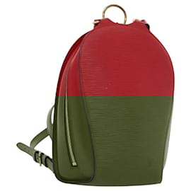 Louis Vuitton-LOUIS VUITTON Epi Mabillon Backpack Castilian Red M52237 LV Auth KD478-Red