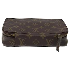 Louis Vuitton-LOUIS VUITTON Monogram Posh Monte Carlo Jewelry Box M47350 LV Auth BA792-Monogram