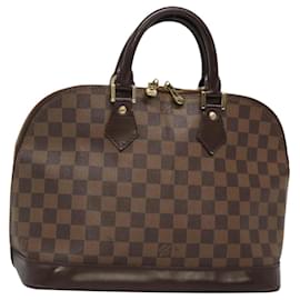 Louis Vuitton-LOUIS VUITTON Damier Ebene Alma Hand Bag N51131 LV Auth MX073-Other