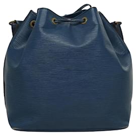 Louis Vuitton-LOUIS VUITTON Epi Petit Noe Shoulder Bag Blue M44105 LV Auth 117056-Blue