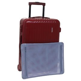 RIMOWA Polycarbonate Suitcase Plastic Red Auth am7768 Red