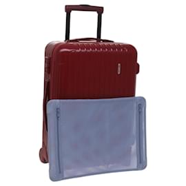 Rimowa-RIMOWA Polycarbonate Suitcase Plastic Red Auth am7768-Red