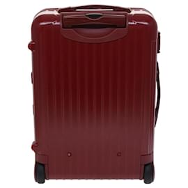 Rimowa-RIMOWA Polycarbonate Suitcase Plastic Red Auth am7768-Red